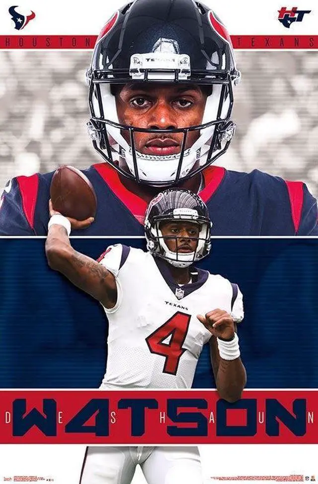 Main image of Houston Texans - Deshaun Watson Poster Print (22 x 34)