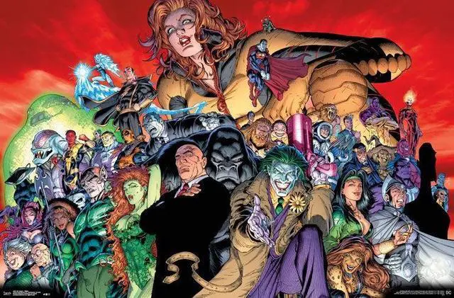 Main image of Dc Comics - Villains Poster Print (34 x 22)