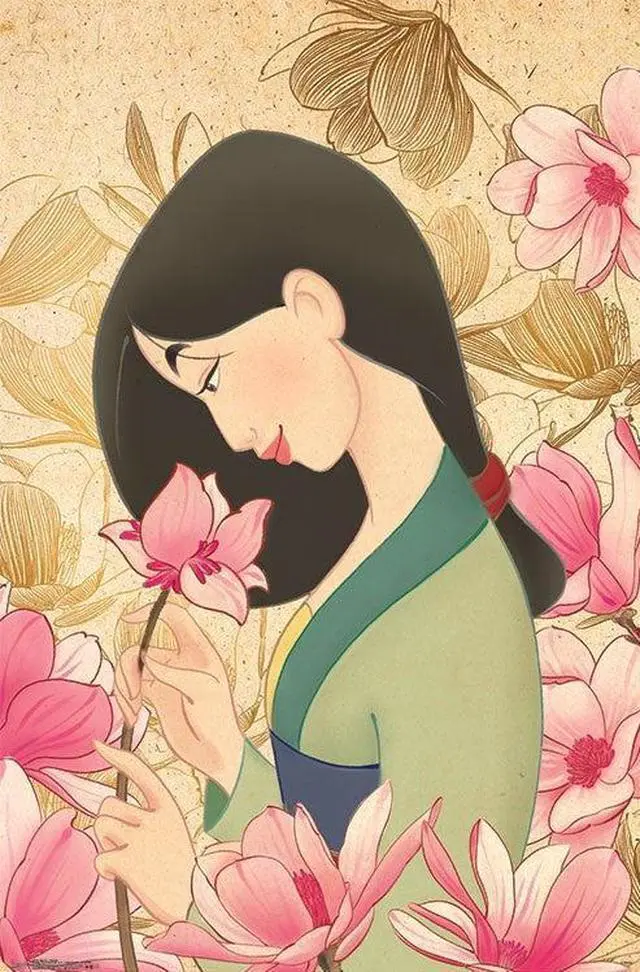 Main image of Mulan - Flower Poster Print (22 x 34)
