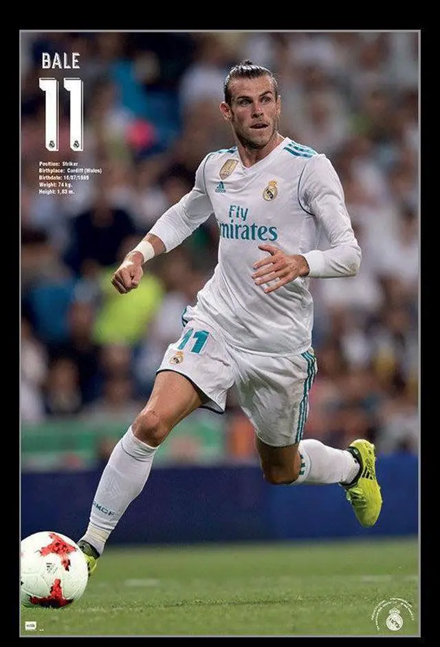 Main image of Real Madrid - Gareth Bale Poster Print (22 x 34)