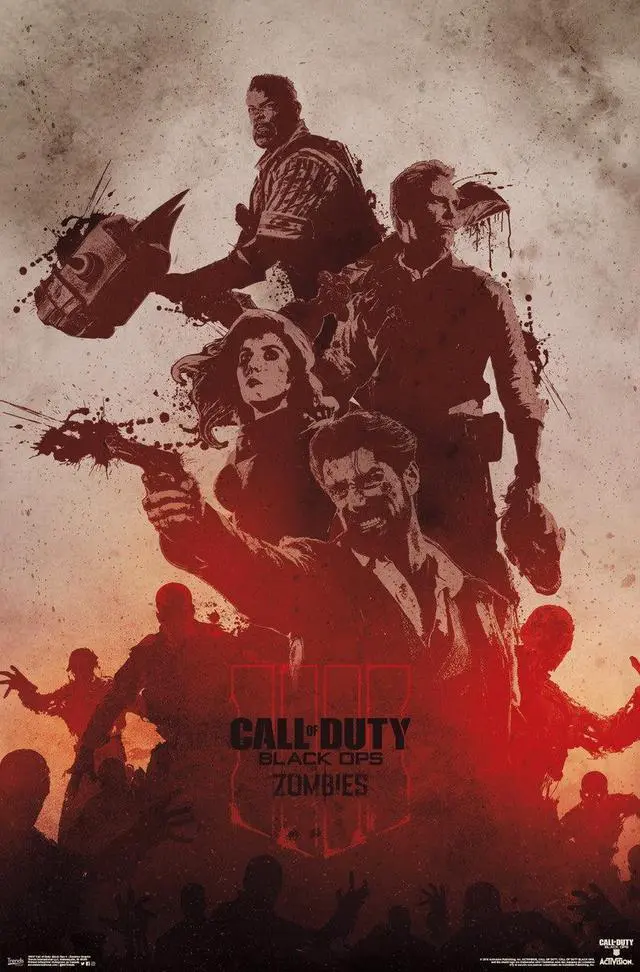 Main image of Call of Duty Black Ops 4 - Zombies Graphic Poster Print (22 x 34)