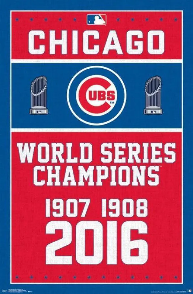 Main image of Chicago Cubs - Champions 16 Poster Print (22 x 34)