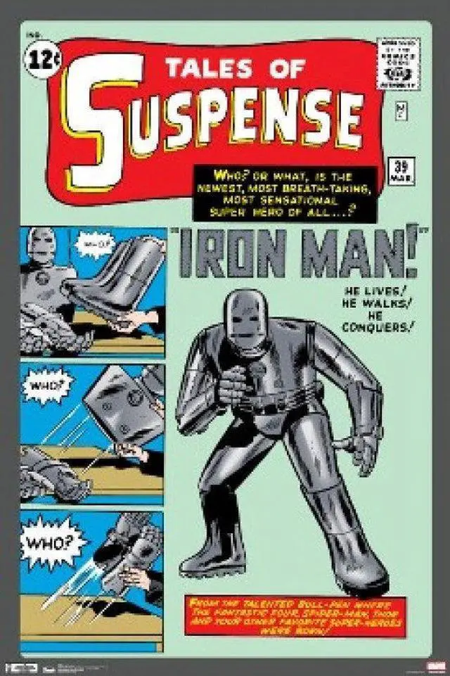 Main image of Marvel Iron Man Cover Poster Print (22 x 34)