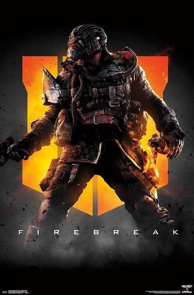 Main image of Call Of Duty Black Ops 4 - Firebreak Key Art Poster Print (22 x 34)