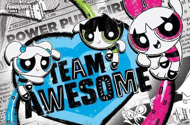 Main image of Powerpuff Girls - Awesome Poster Print (34 x 22)