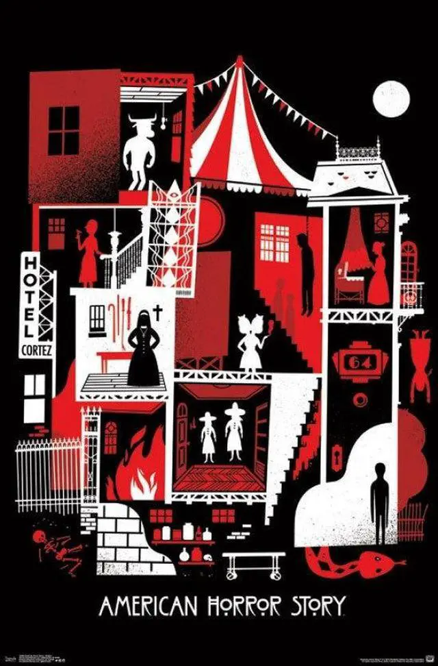 Main image of American Horror Story - Graphic Poster Print (22 x 34)