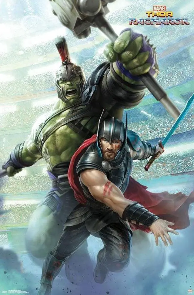 Main image of Thor Ragnarok - Warriors Poster Print (22 x 34)