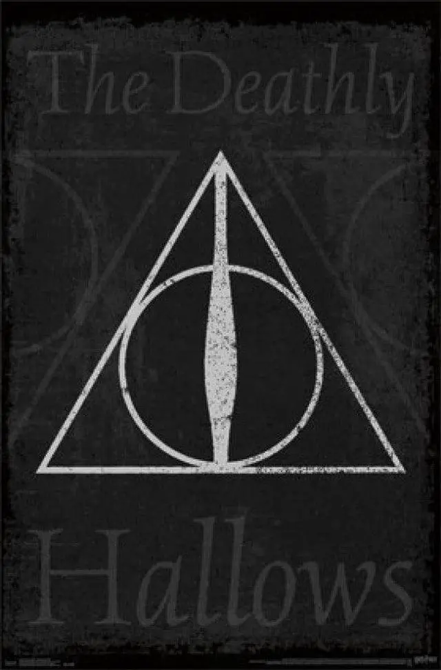 Main image of Harry Potter - Deathly Hallows Symbol Poster Print (24 x 36)