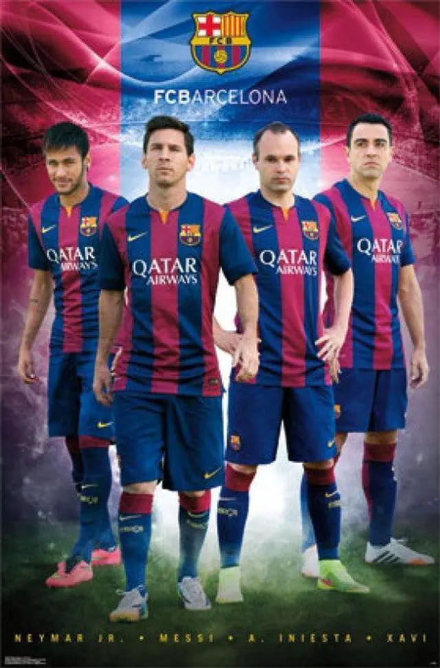 Main image of FC Barcelona - Team 2014 Poster Print (24 x 36)