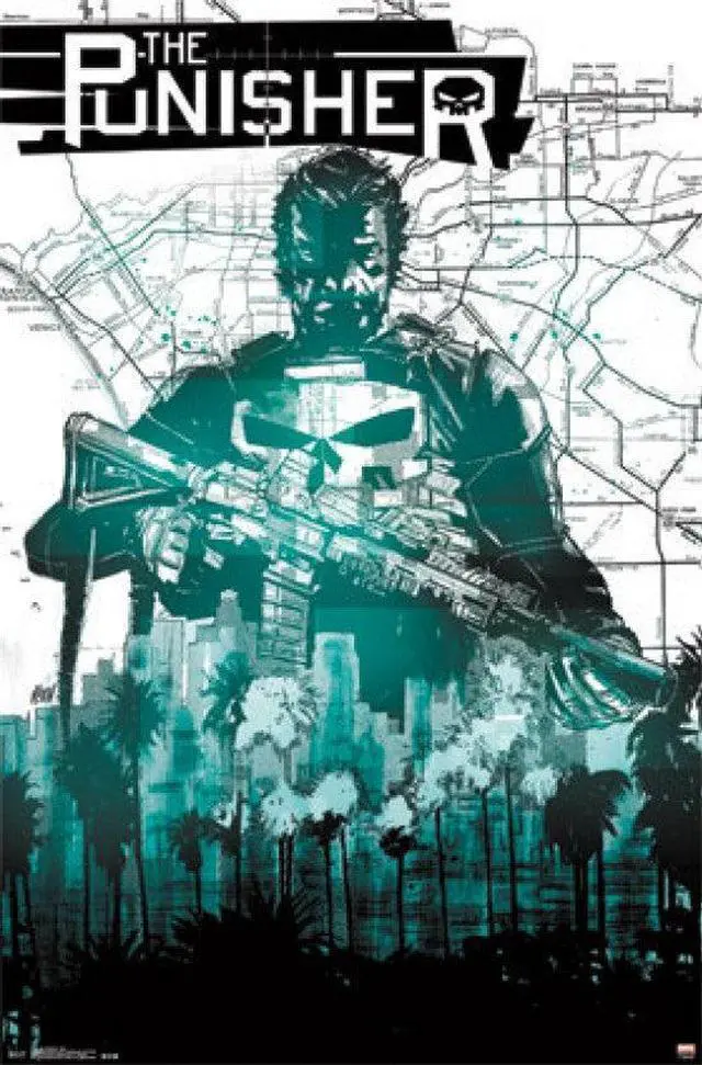 Main image of The Punisher - Map Poster Print (22 x 34)