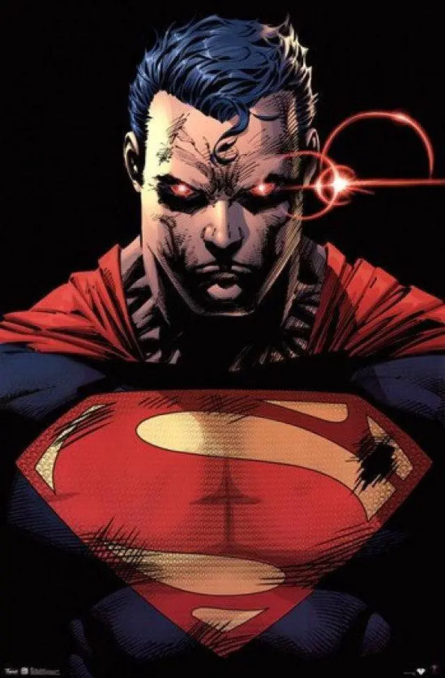 Main image of Man of Steel - Heat Vision Poster Print (24 x 36)