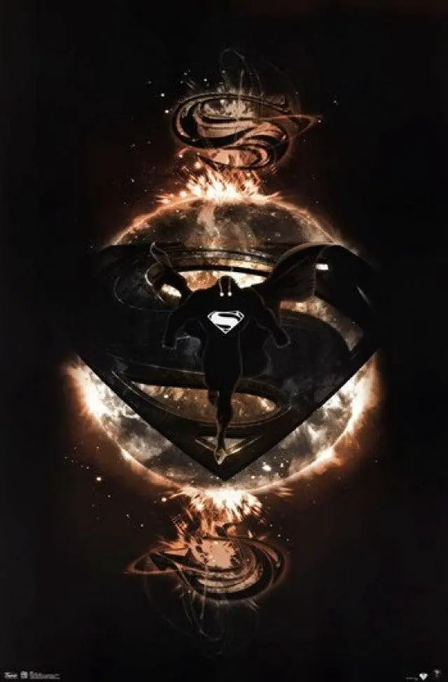 Main image of Man of Steel - Logo Poster Print (24 x 36)