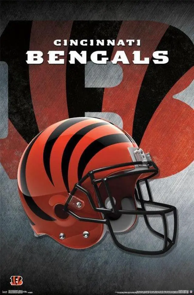 Main image of Cincinnati Bengals - Helmet 16 Poster Print (22 x 34)