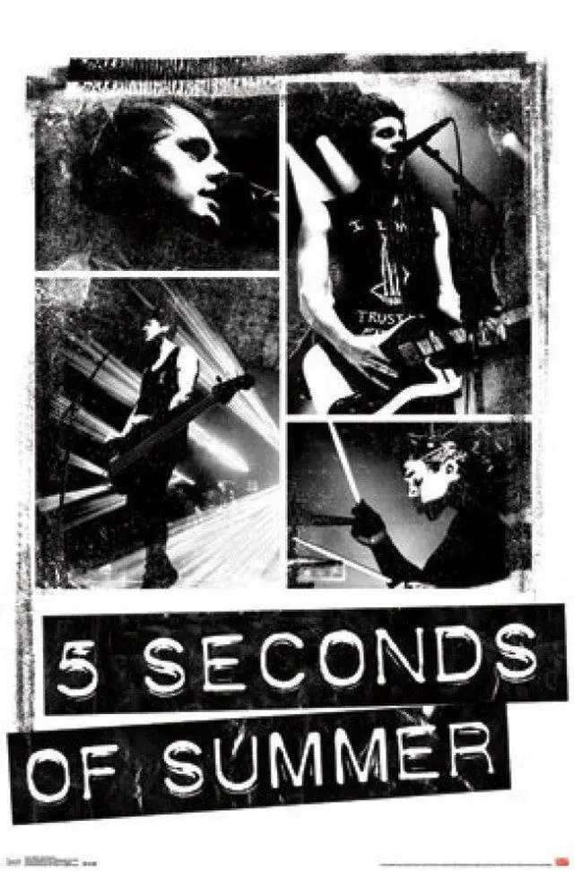 Main image of 5 Seconds of Summer 5SOS - Photo Blocks Poster Print (22 x 34)