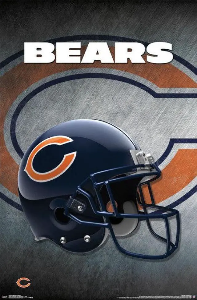 Main image of Chicago Bears - Helmet 16 Poster Print (22 x 34)