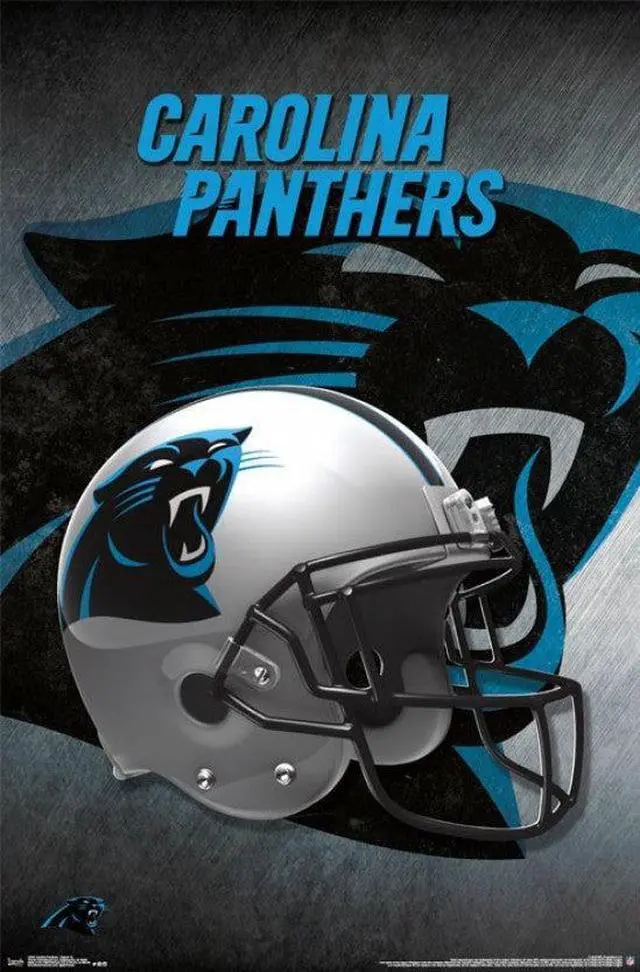 Main image of Carolina Panthers - Helmet 16 Poster Print (22 x 34)