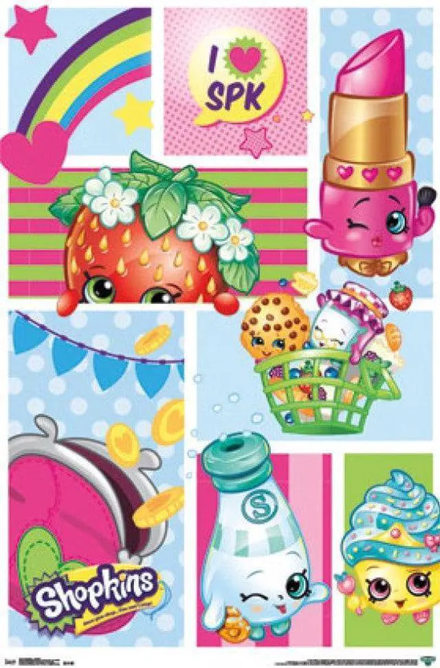 Main image of Shopkins - Collage Poster Print (22 x 34)