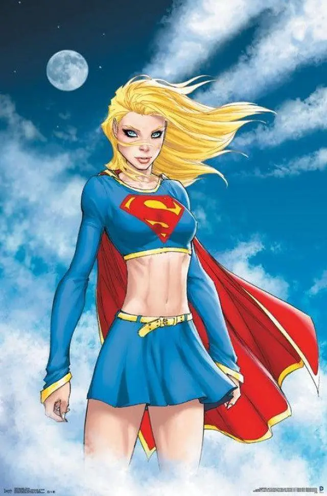 Main image of Supergirl - Clouds Poster Print (22 x 34)