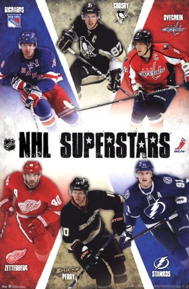 Main image of NHL - Superstars 12 Poster Print (24 x 36)