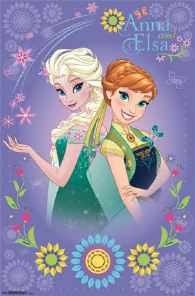 Main image of Frozen Fever - Anna & Elsa Poster Print (24 x 36)