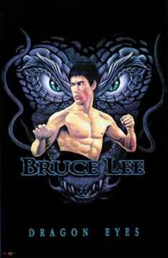 Main image of Bruce Lee - Black Velvet Poster Print (22 x 34)