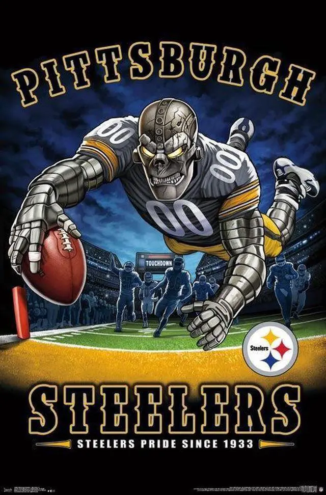 Main image of Pittsburgh Steelers - End Zone Poster Print (22 x 34)