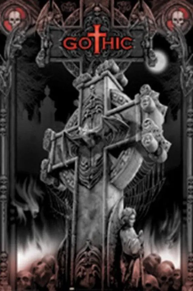 Main image of Gothic Cross Poster Print (22 x 34)