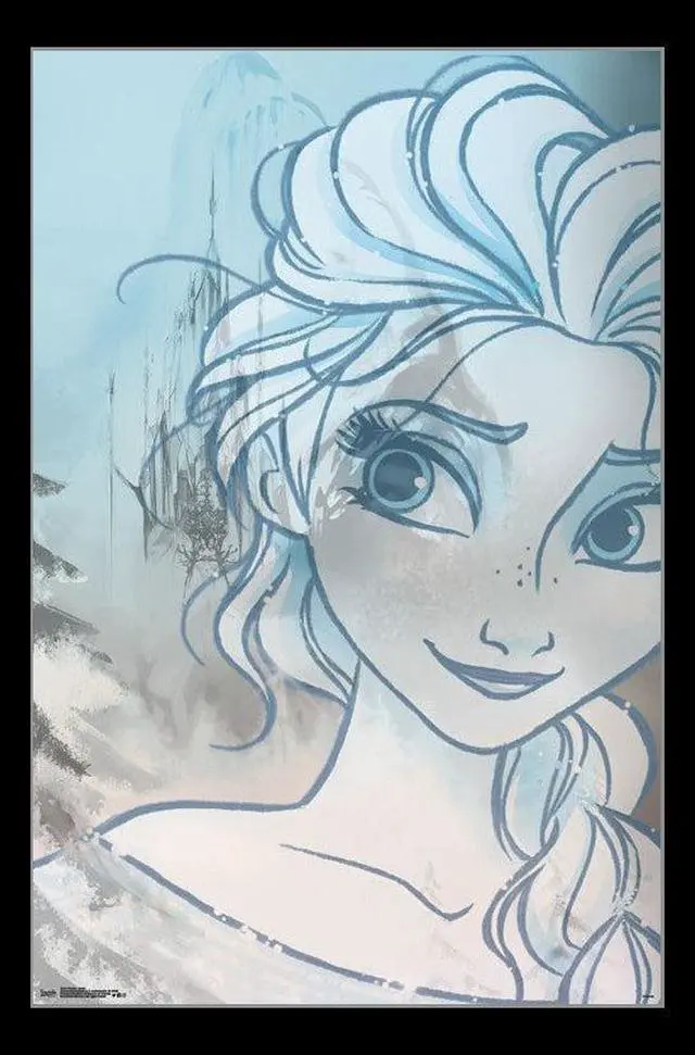 Main image of Frozen - Smile Poster Print (22 x 34)