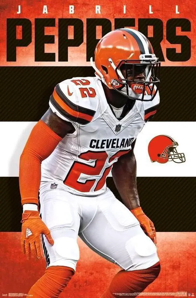 Main image of Cleveland Browns - Jabrill Peppers Poster Print (22 x 34)