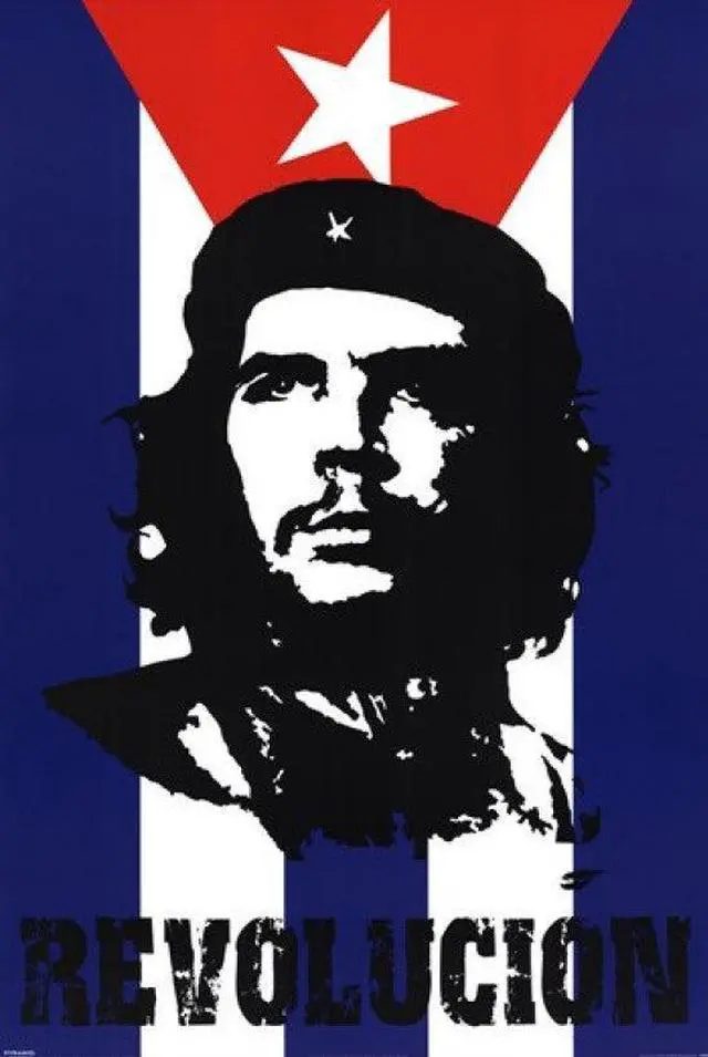 Main image of Che Guevara Flag Poster Print (22 x 34) - Item # PYRPP0283