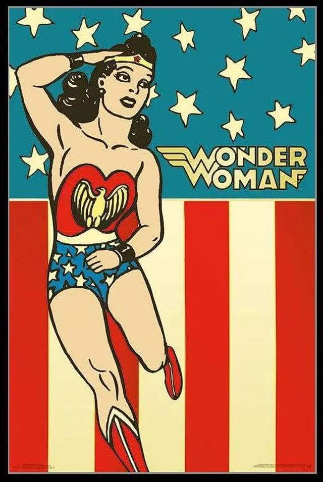 Main image of Wonder Woman - Vintage Poster Print (22 x 34)