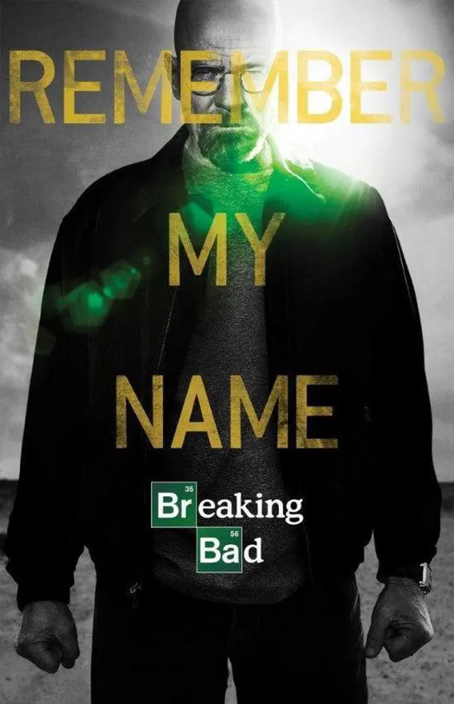 Main image of Breaking Bad Remember Remember My Name Poster Print (22 x 34)