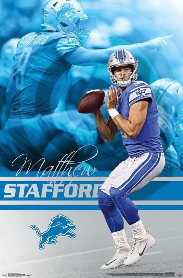 Main image of Detroit Lions - Matt Stafford Poster Print (22 x 34)