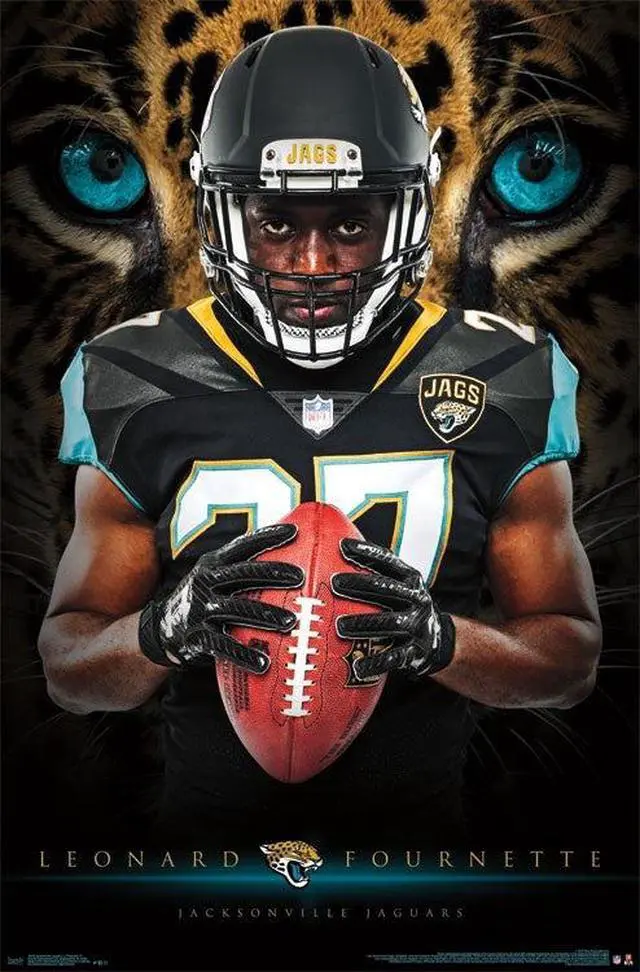 Main image of Jacksonville Jaguars - Leonard Fournette Poster Print (22 x 34)