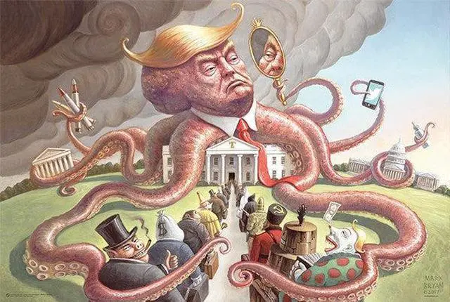 Main image of Trump Nightmare Poster Print (36 x 24)