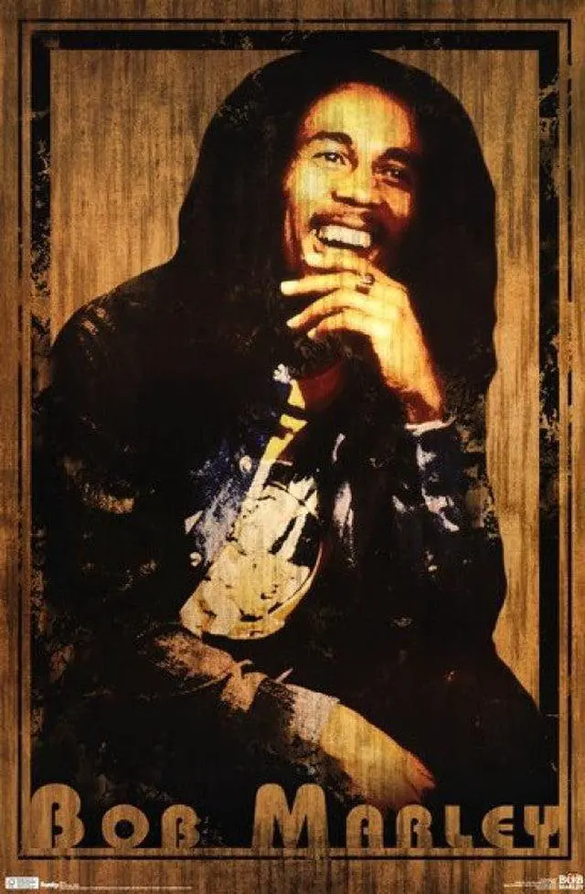 Main image of Bob Marley - Retro Poster Print (24 x 36)