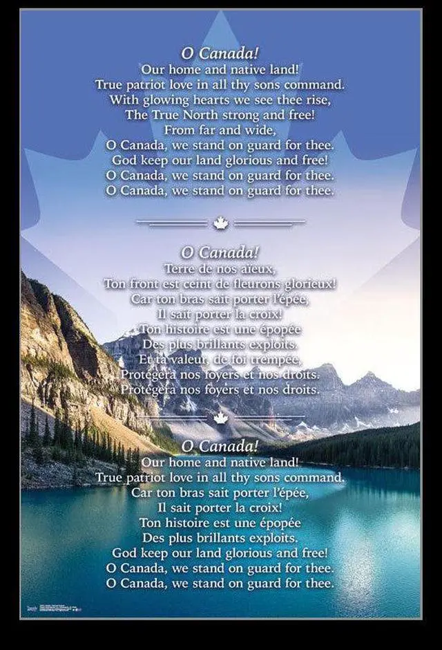 Main image of Canada - National Anthem Poster Print (22 x 34)