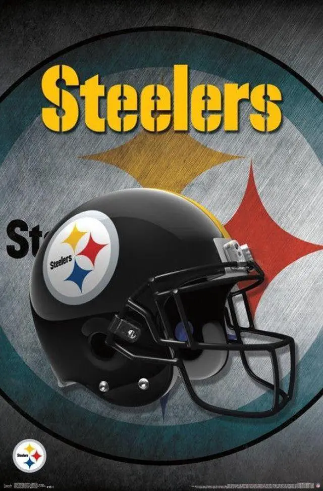 Main image of Pittsburgh Steelers - Helmet 16 Poster Print (22 x 34)
