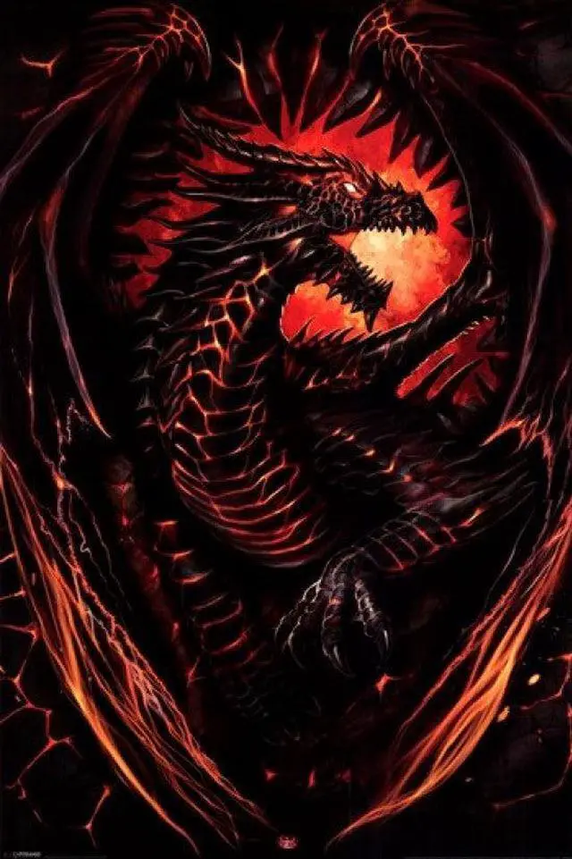 Main image of Spiral - Dragon Furnace Poster Print (24 X 36)