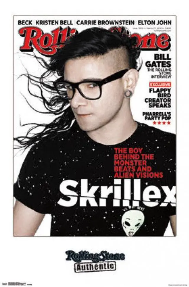 Main image of Rolling Stone - Skrillex 14 Poster Print (24 x 36)
