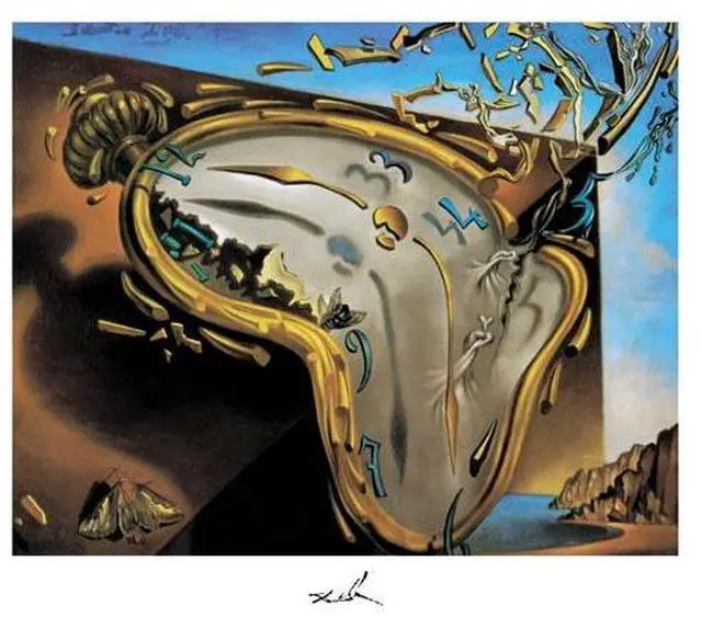 Main image of Soft Watch At Moment of First Explosion, c.1954 Poster Print by Salvador Dali (14 x 11)