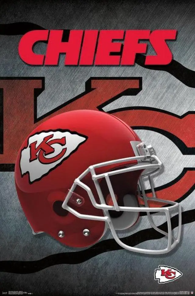 Main image of Kansas City Chiefs - Helmet 16 Poster Print (22 x 34)