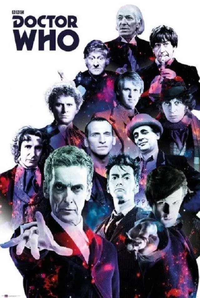 Main image of Doctor Who Cosmos Of Doctors Poster Print (24 X 36)