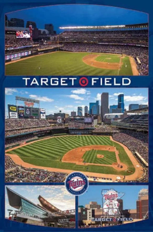 Main image of Minnesota Twins - Target Field 16 Poster Print (22 x 34)