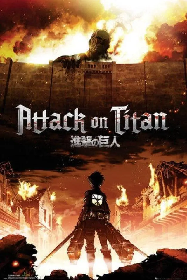 Main image of Attack On Titan - Japanese Poster Print (22 x 34)