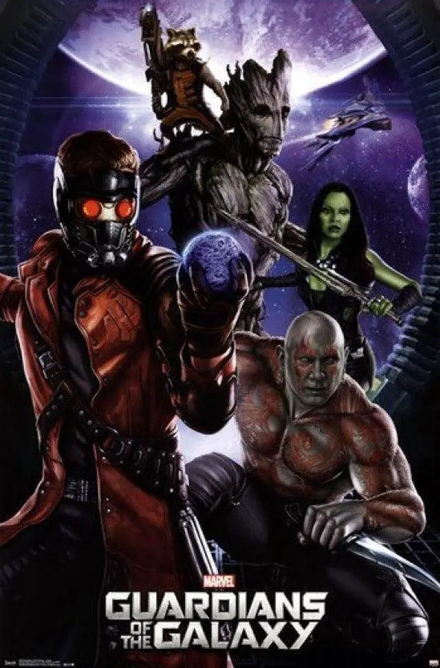 Main image of Marvel Guardians of the Galaxy - Group Poster Print (24 x 36)