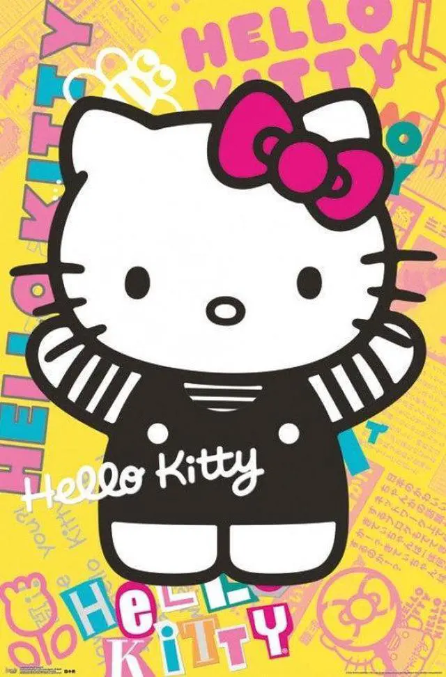 Main image of Hello Kitty - Colorful Poster Print (22 x 34)
