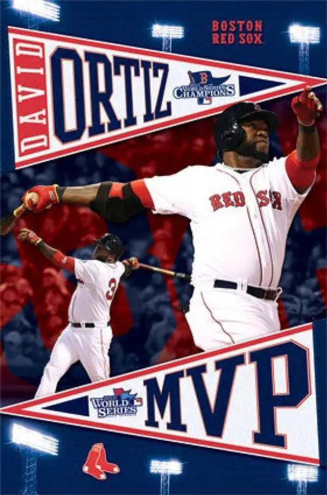 Main image of 2013 Boston Red Sox David Ortiz World Series - MVP Poster Print (24 x 36)