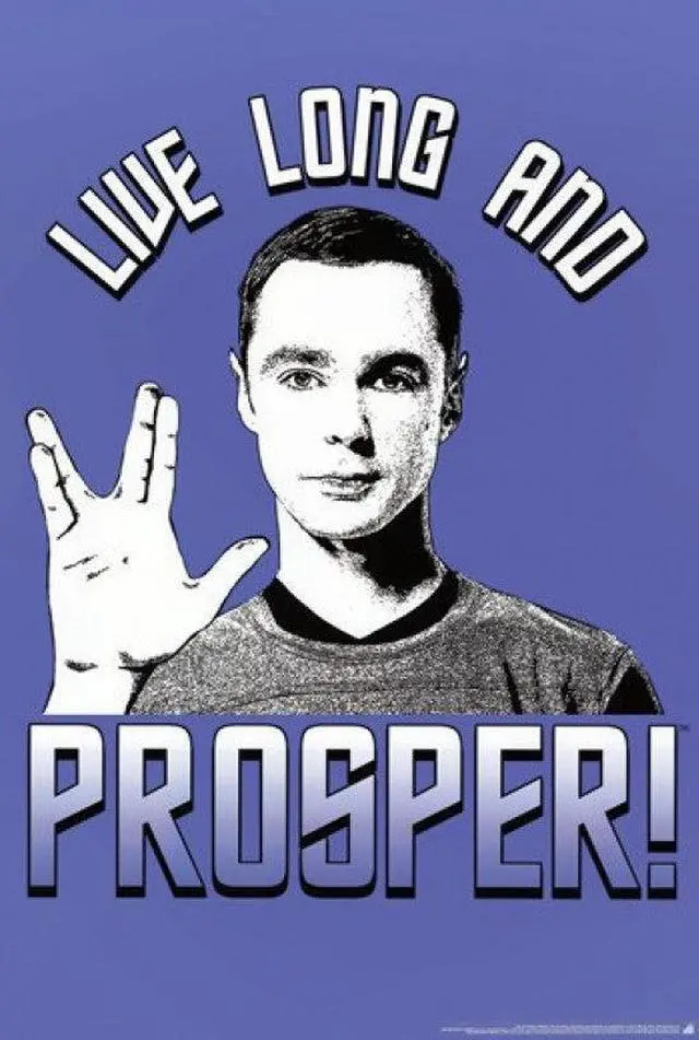 Main image of The Big Bang Theory - Live Long Poster Print (22 x 34)
