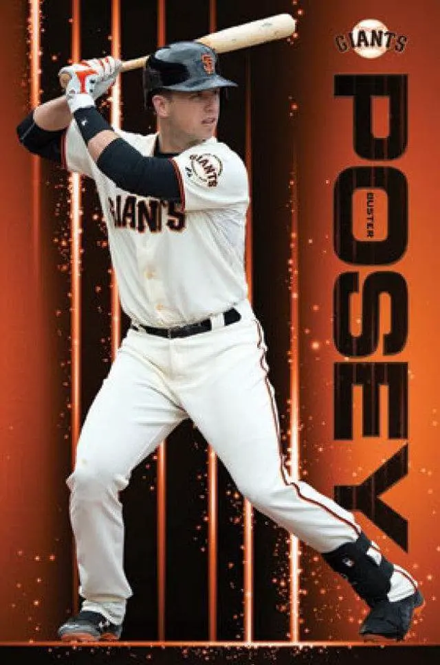 Main image of San Francisco Giants - Buster Posey 16 Poster Print (22 x 34)
